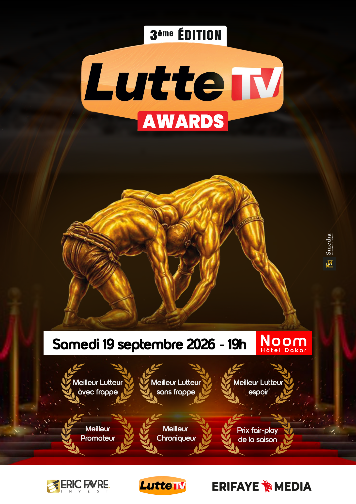 Affiche officielle Lutte TV Awards 2026